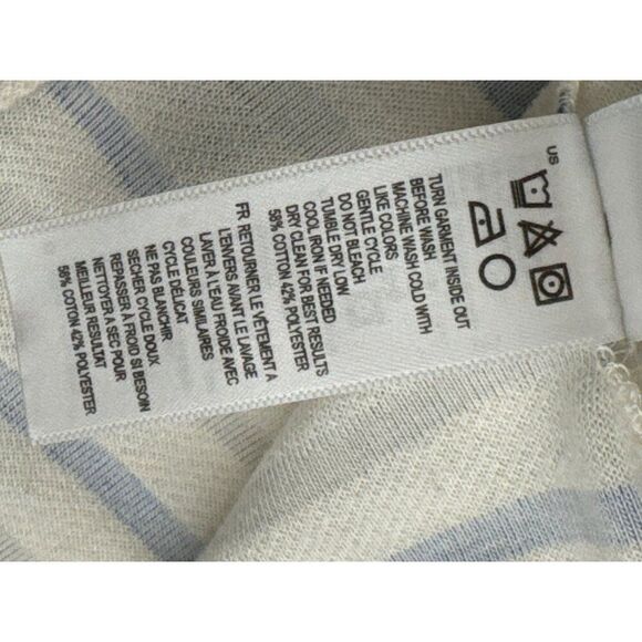 Sisstrevolution Women Stripped Dropped Shoulder Top Size S - Picture 7 of 7